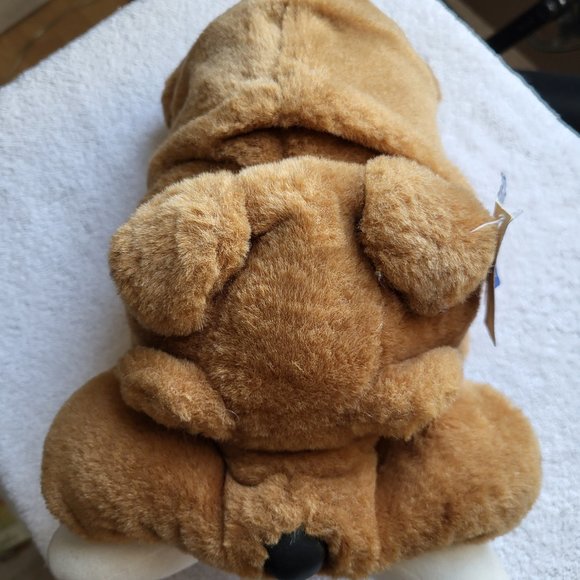 Carlton Cards Plush Bulldog with bone Class of 2000 With Tags see pictures - Picture 2 of 10